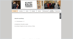 Desktop Screenshot of kunstraum-farmsen.de